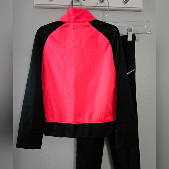 Nike Kids Black and Pink Track Jacket And Pants Set - Picture 5 of 5